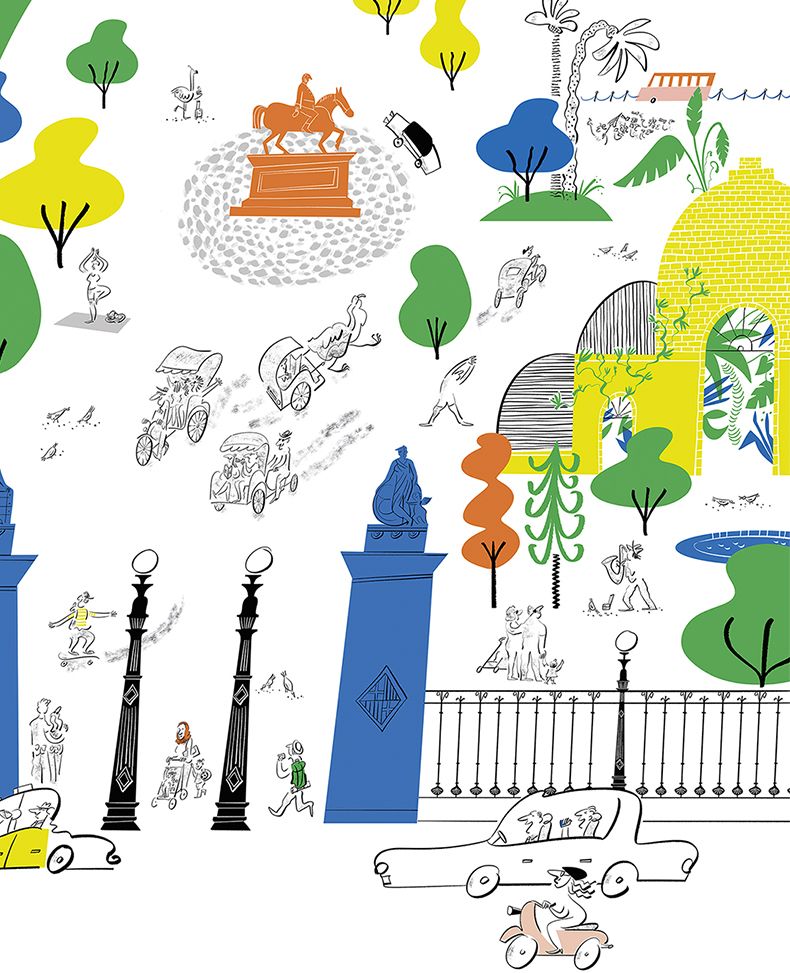 Mural for Sala Ciutat | Barcelona City Council 3