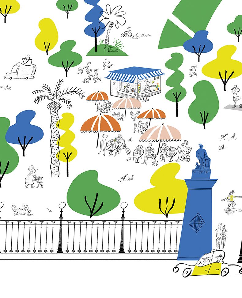 Mural for Sala Ciutat | Barcelona City Council 4