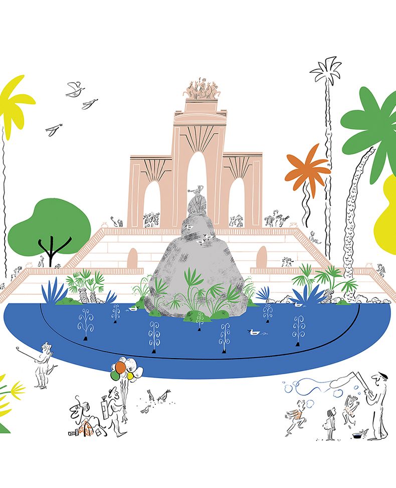 Mural for Sala Ciutat | Barcelona City Council 5
