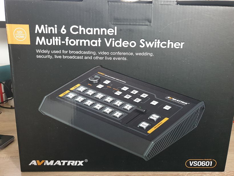 Mezcladora de vídeo AVmatrix VS0601 1