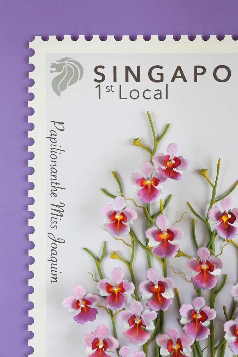 Vanda Miss Joaquim Stamp  0