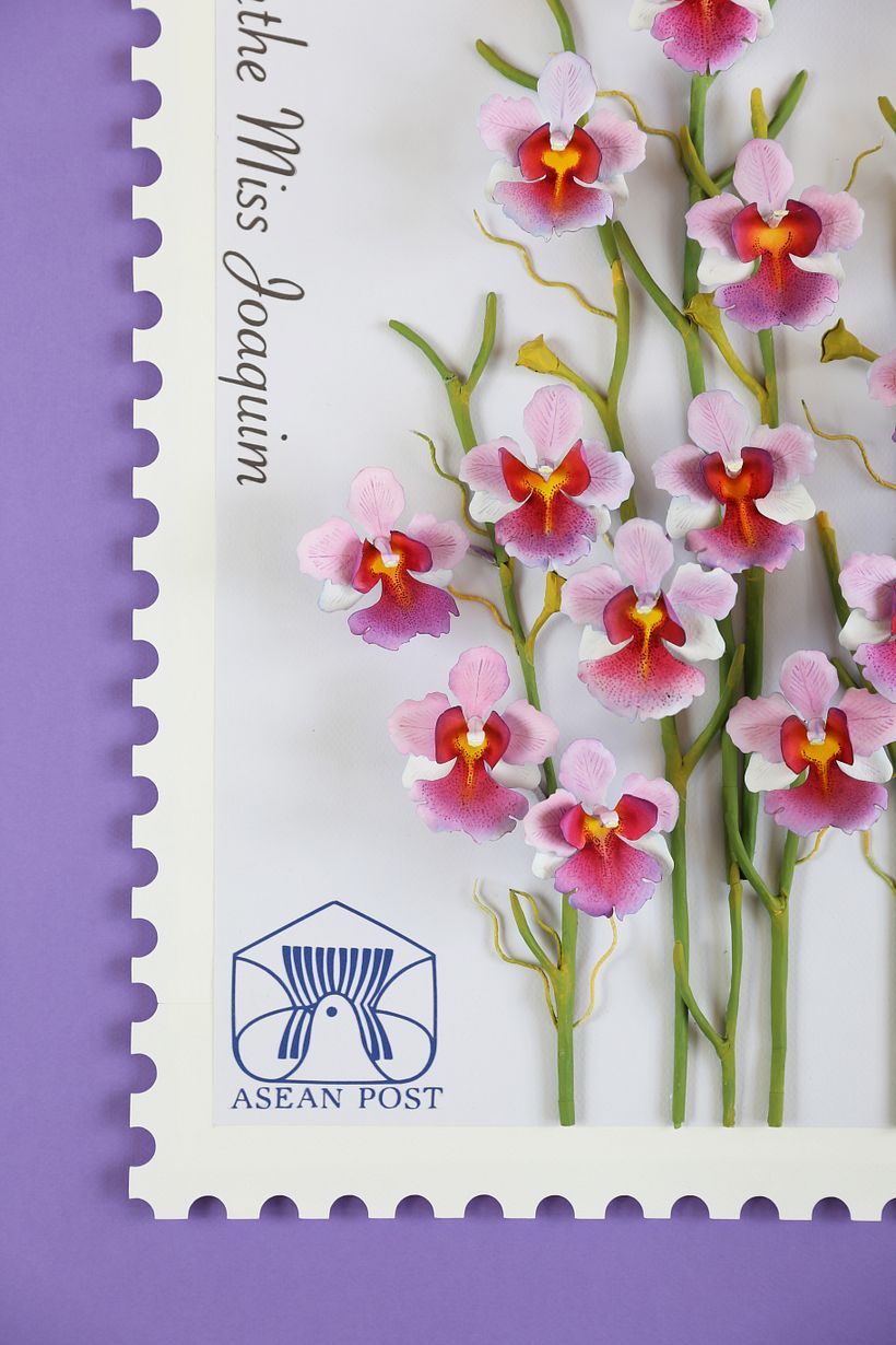 Vanda Miss Joaquim Stamp  1