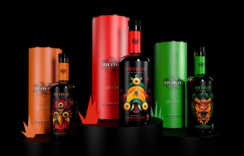 Brava Branding - Ilustración tradicional