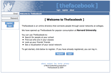 Facebook, 2005
