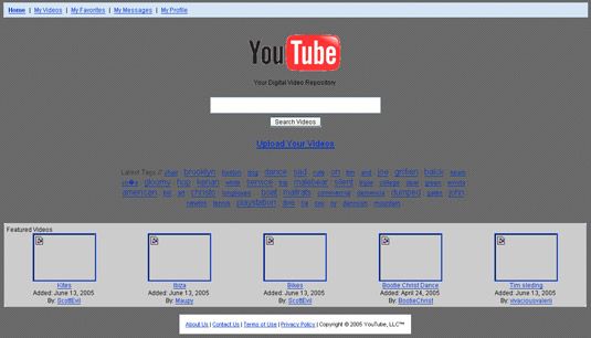 YouTube, 2005