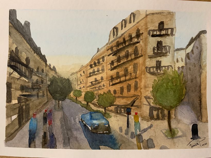 My Project in Urban Landscapes with Watercolor Course 0