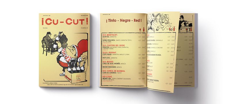 Carta de Vinos Cu-Cut 0