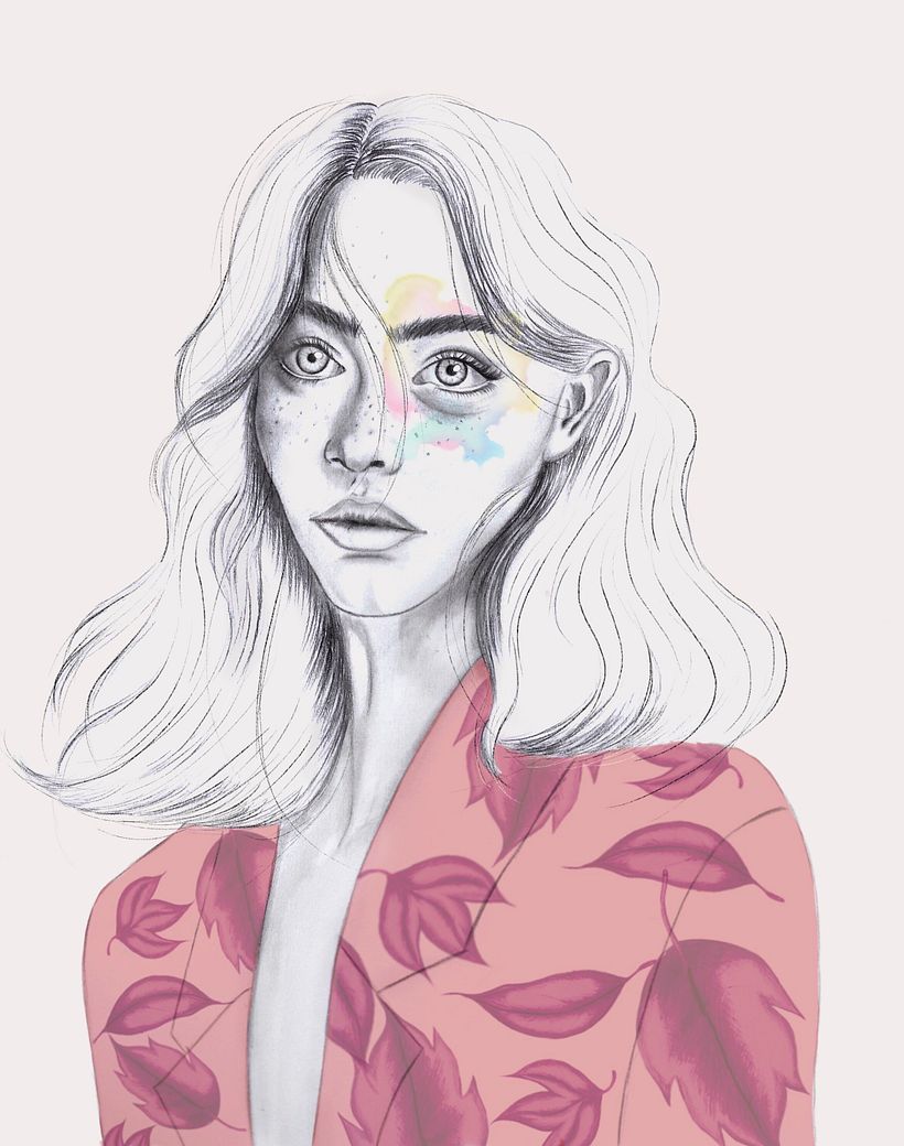 My project in Portrait with Pencil, Color Techniques and Photoshop course 0