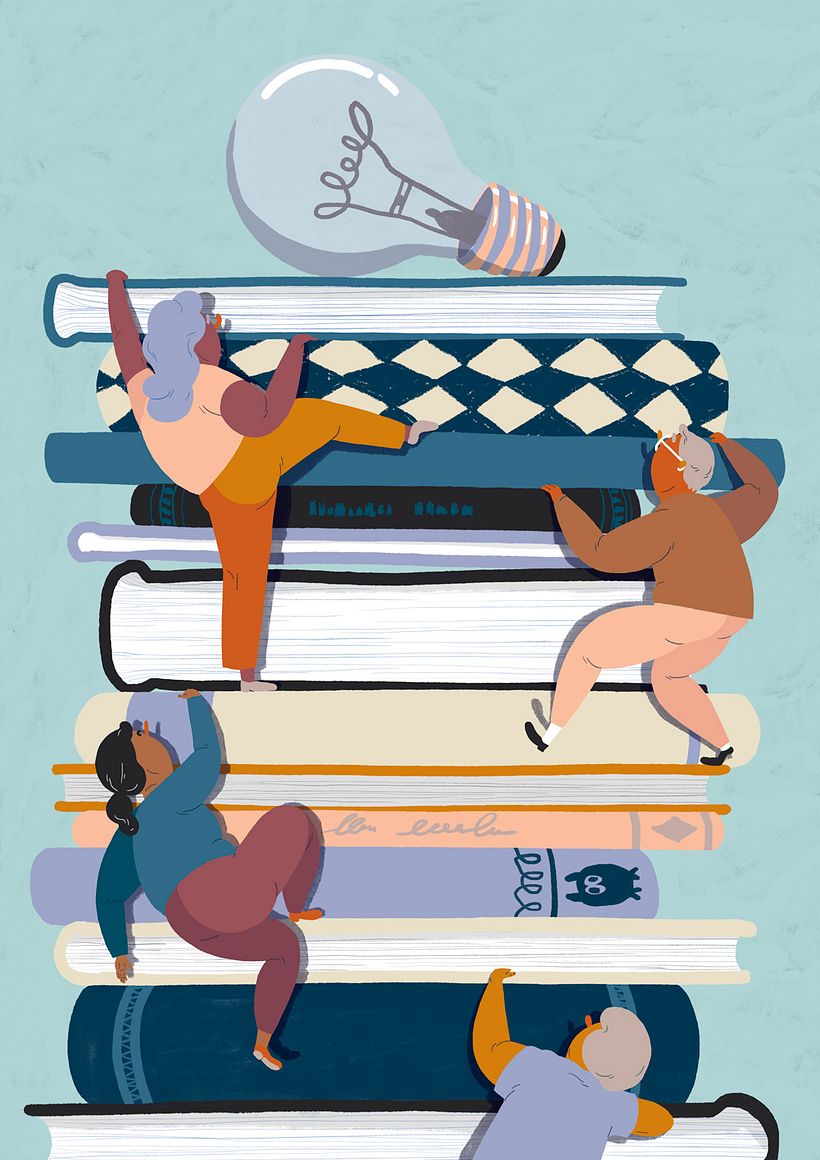 Editorial illustrations: Läraren 0