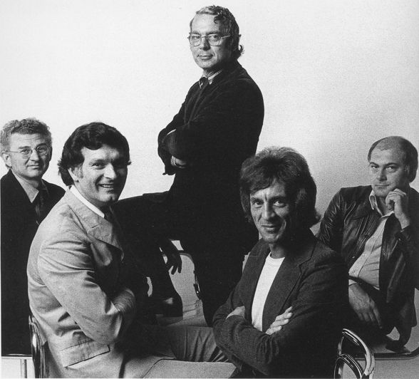 The founders of Pentagram, Alan Fletcher Archive