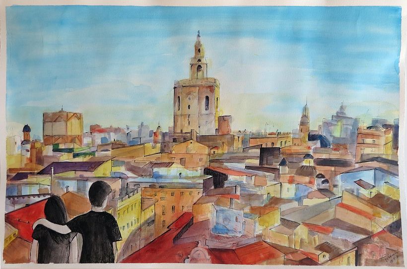 Vista de Valencia ciudad