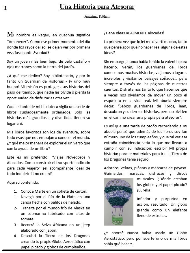 "Una Historia para Atesorar" 0
