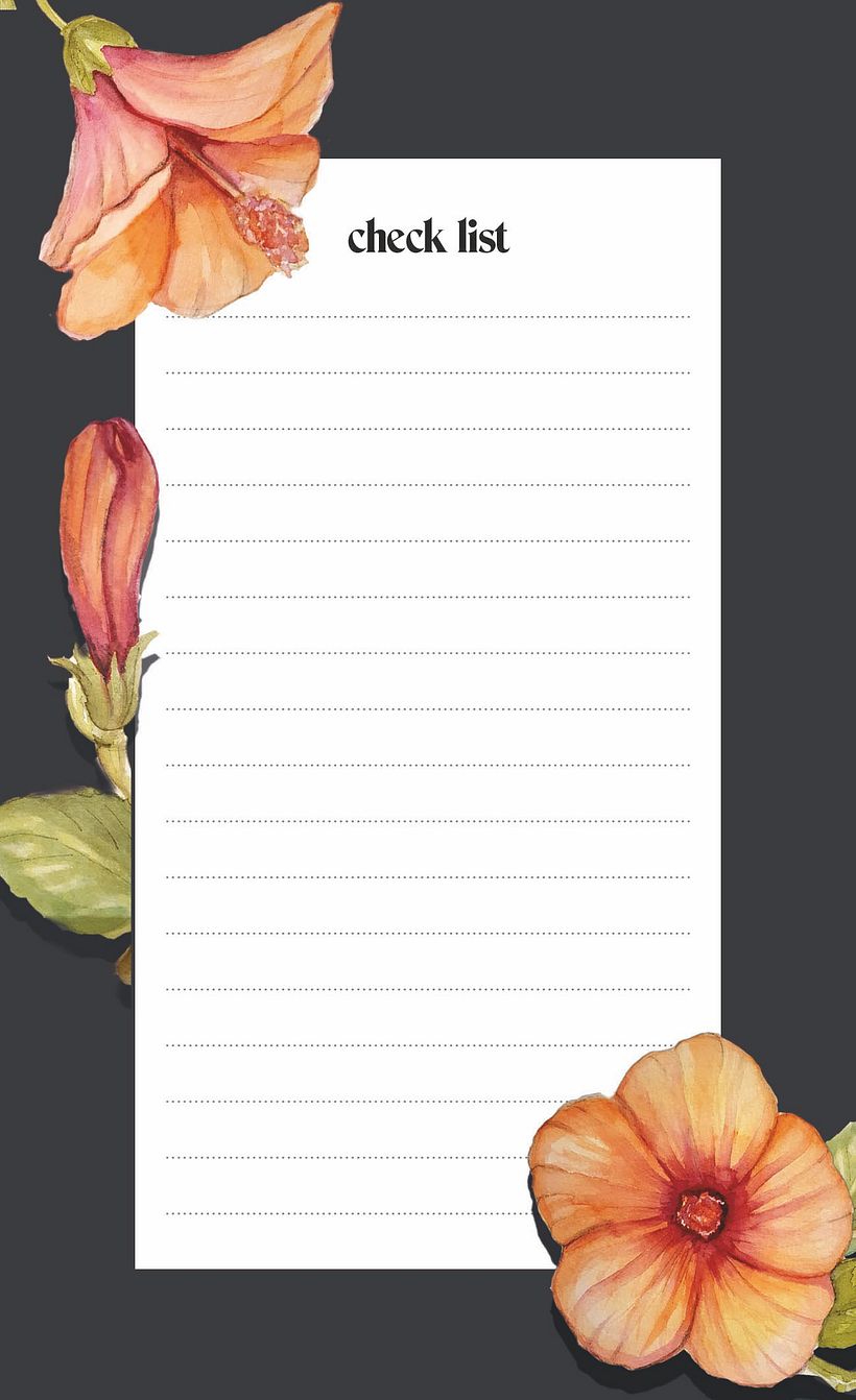 checklist layout