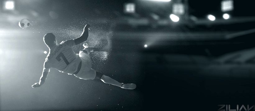 Cristiano Ronaldo, Spot filmado en china / Estadio cg y VFX 