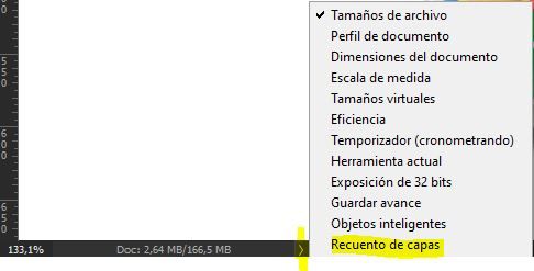 ¿Se puede saber el número de capas de un psd? 0
