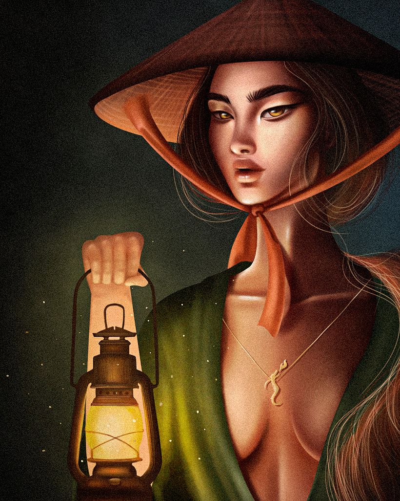 Mi Proyecto del curso: Retratos digitales de fantasía con Photoshop 2