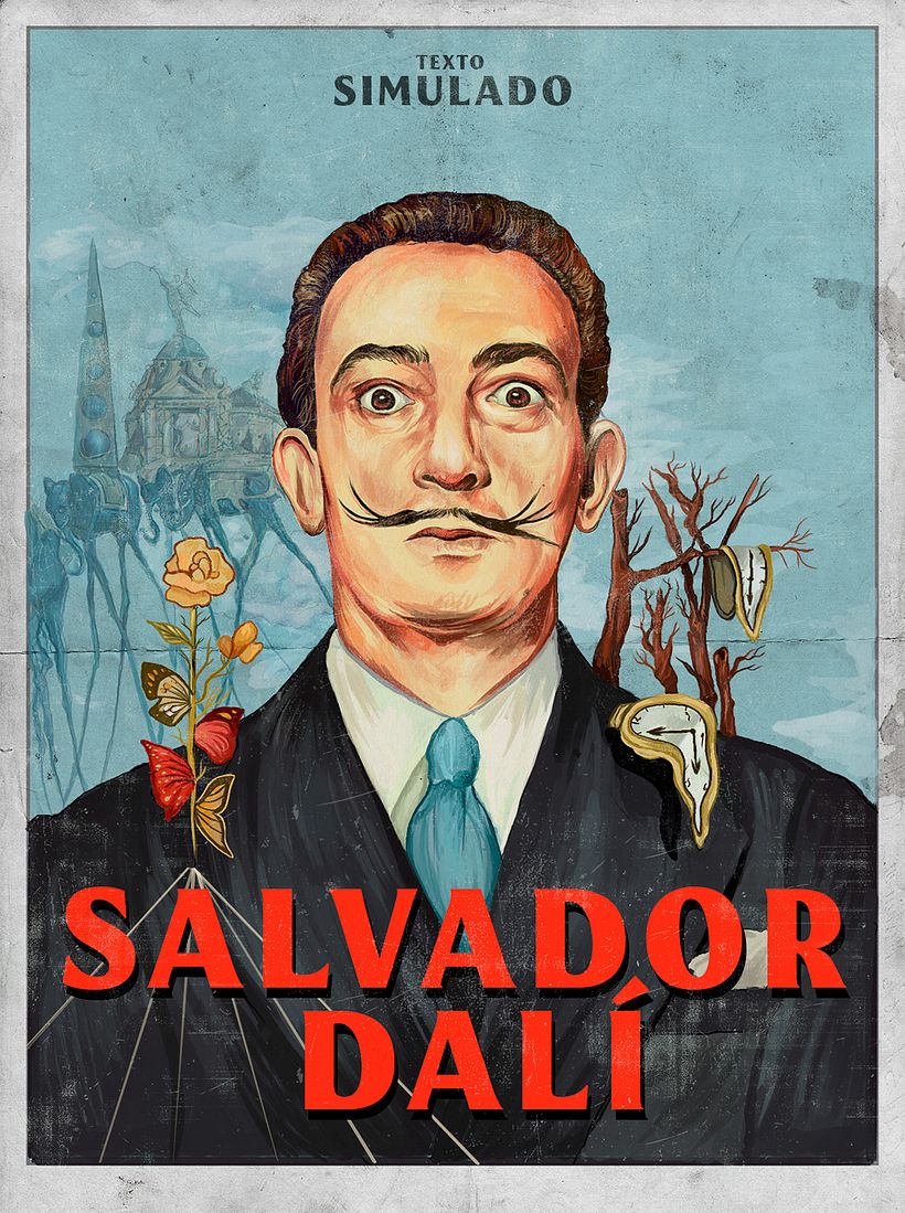 Retro Poster  - Traditional illustration
