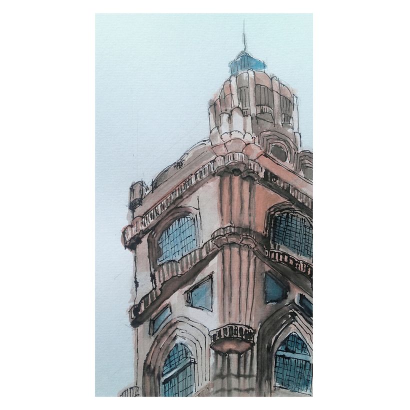 Arquitectura con acuarelas 2