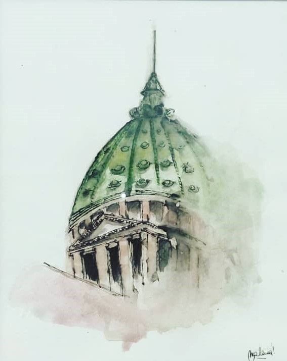 Arquitectura con acuarelas 0