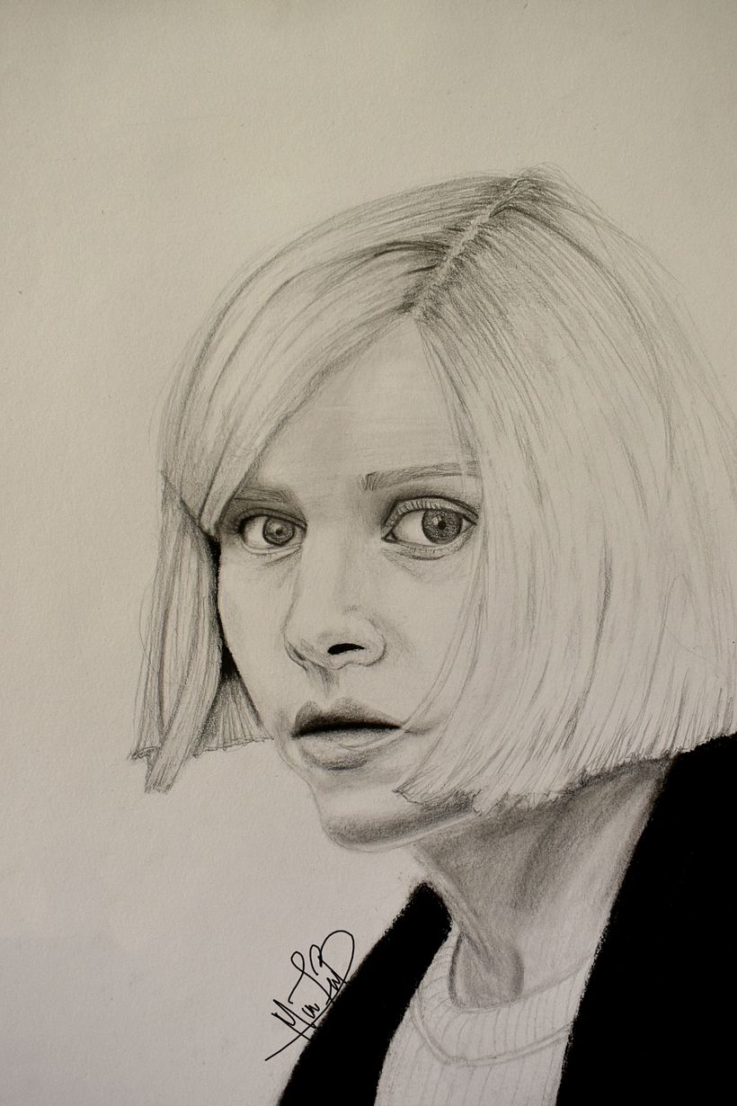 Mi Proyecto del curso: Retrato realista con lápiz de grafito 0