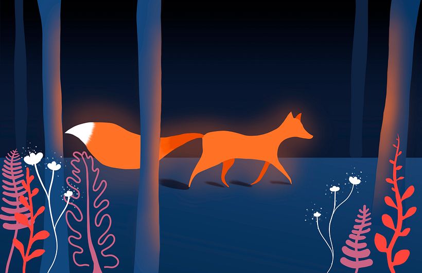 Digital Illustration - Foxy -1