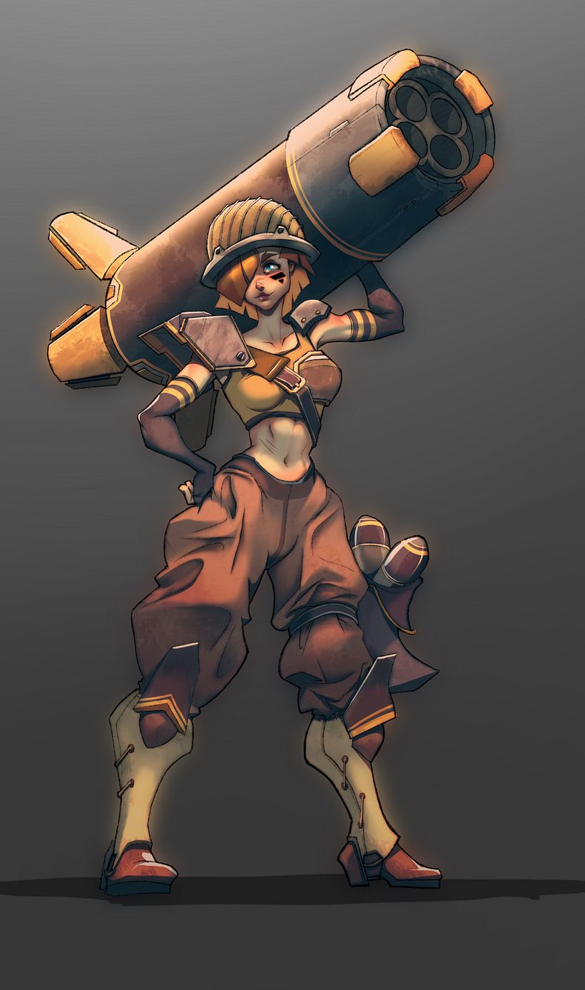 Concepto de Personajes: Heavy 1