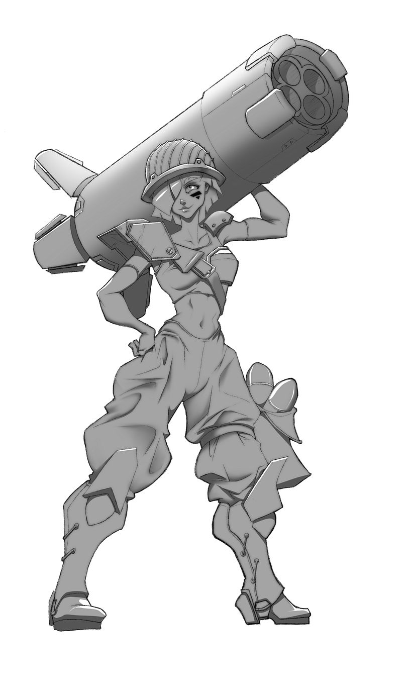 Concepto de Personajes: Heavy 3