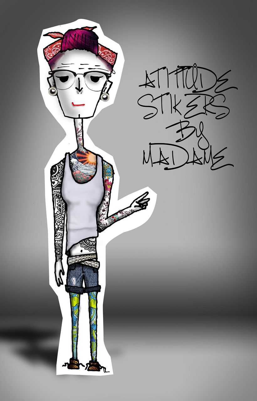 Stikers ATITTUDE - Design
