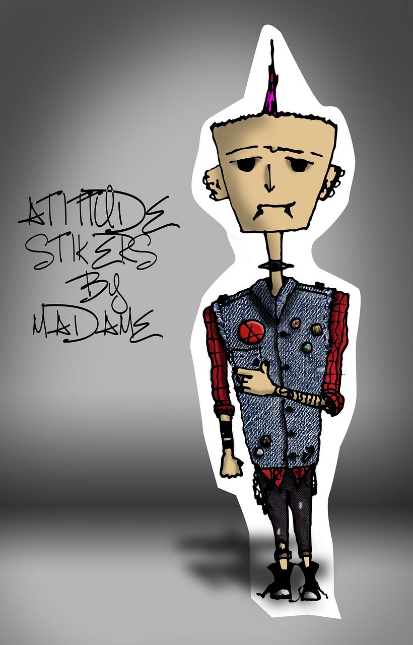Stikers ATITTUDE - Design