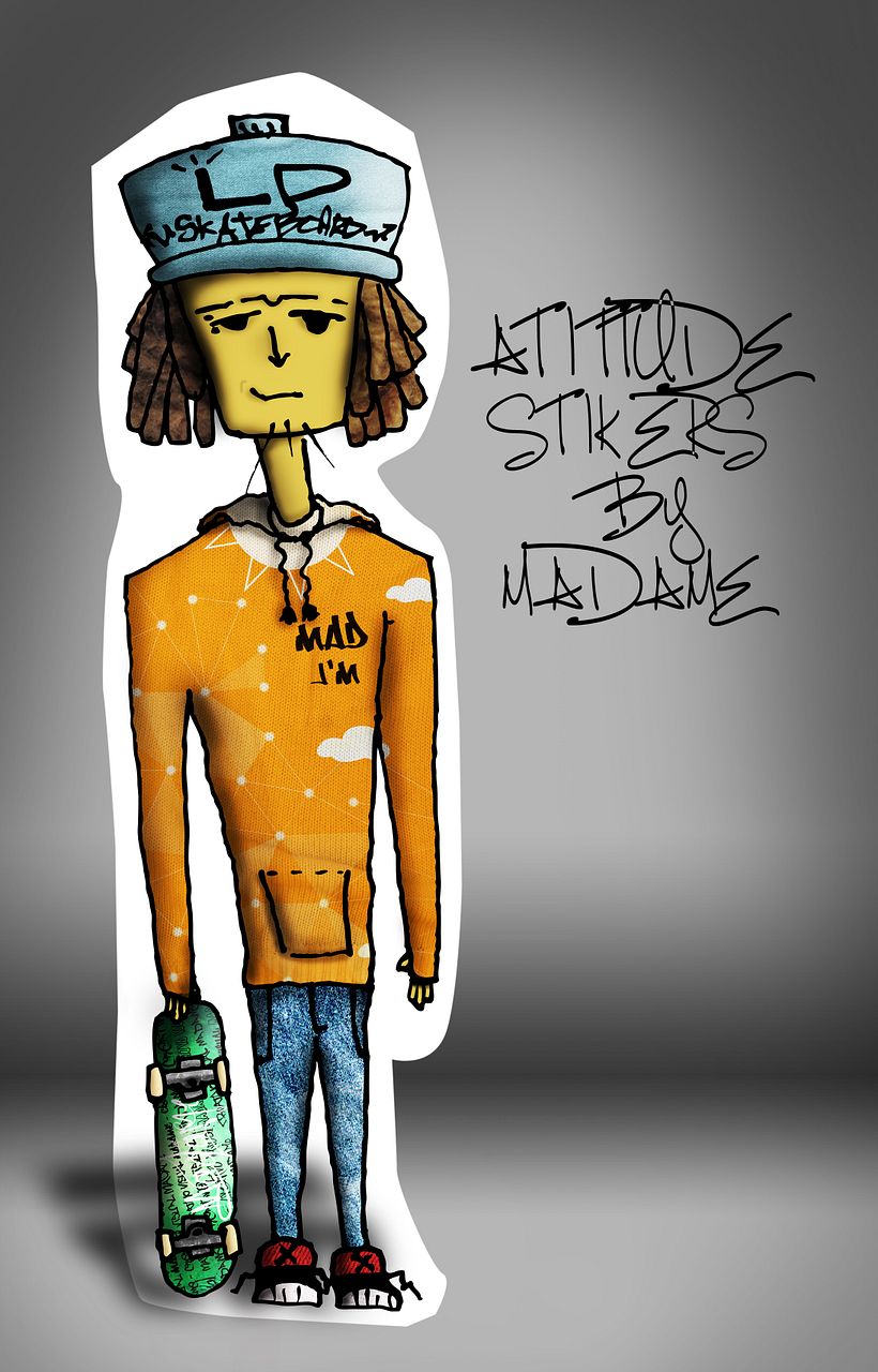 Stikers ATITTUDE - Design