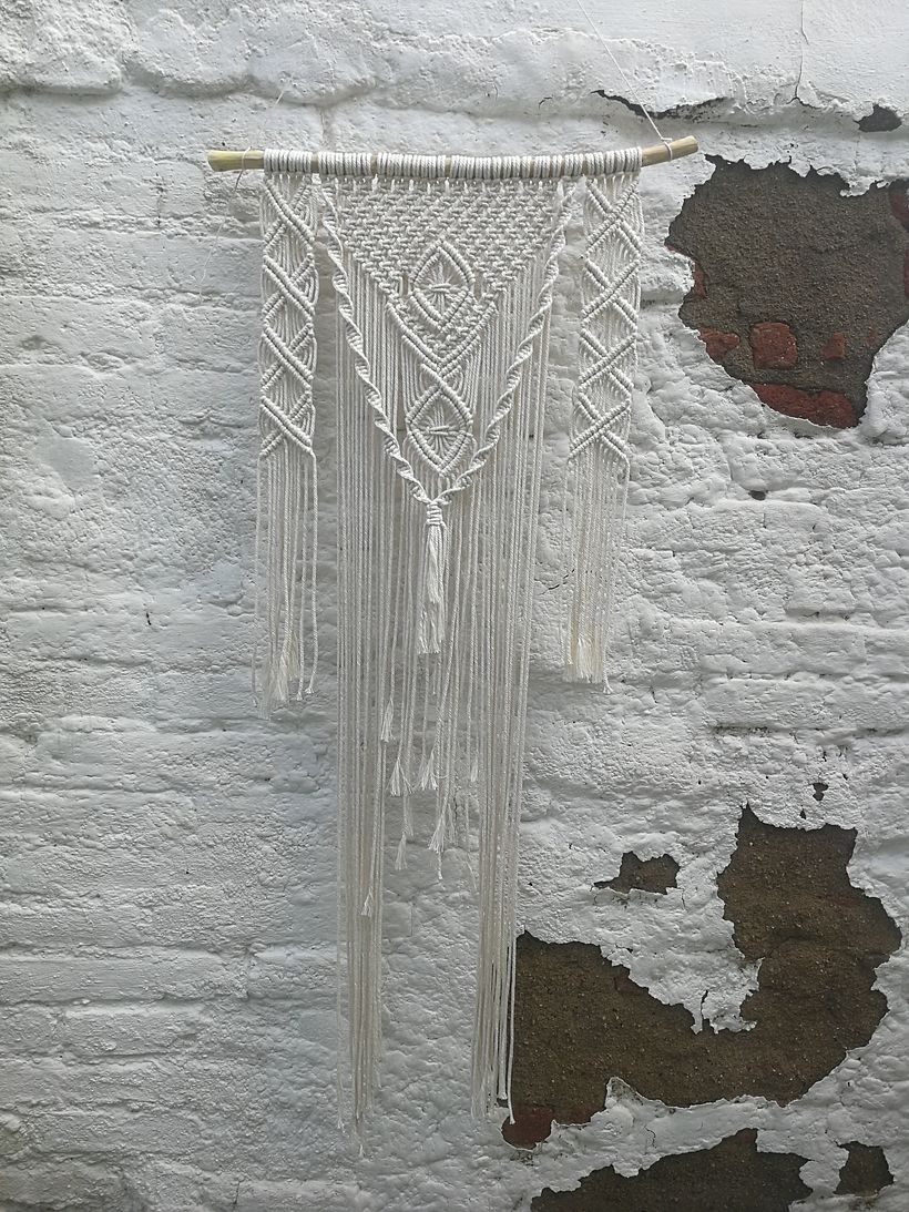 Mi Proyecto del curso: Macramé: nudos básicos y complejos  - Macramé
