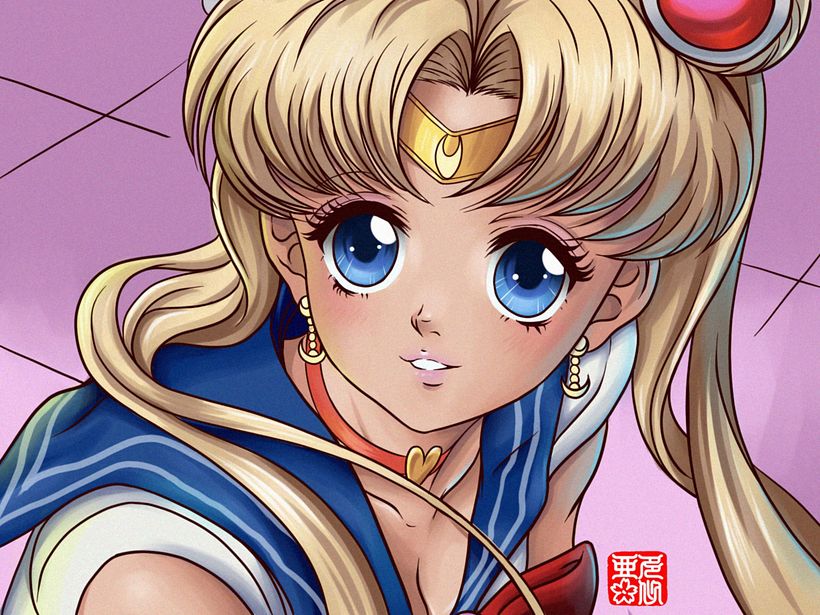 Les muestro el resultado de mi challenge Sailormon Redraw 