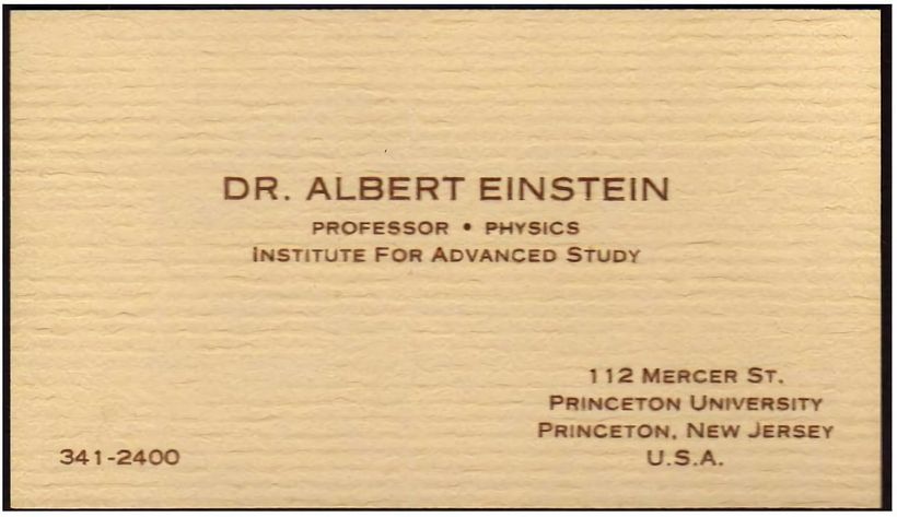 Albert Einstein