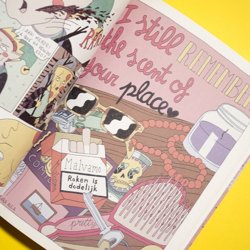 Novela Gráfica Pizzachica y Las Lloronas 4