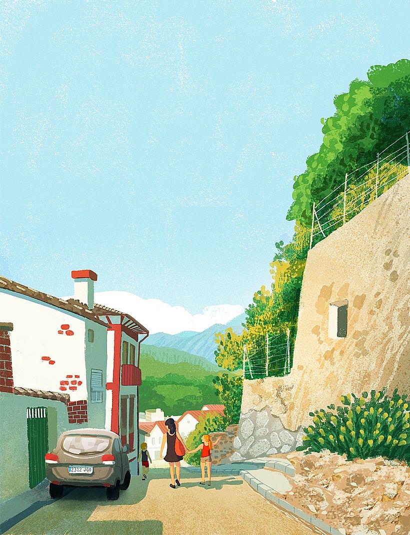 Camino de la piscina 0