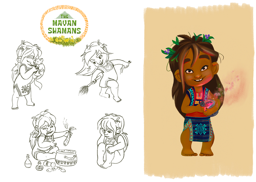 The Mayan Shamans - Desain Karakter
