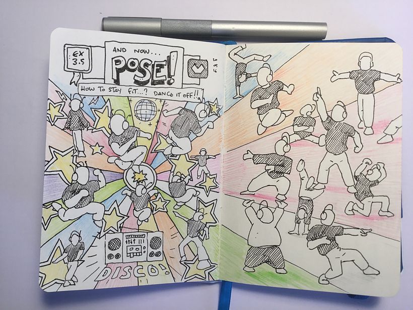 My project in The Art of Sketching: The Evolution of My Doodles over the Course 4