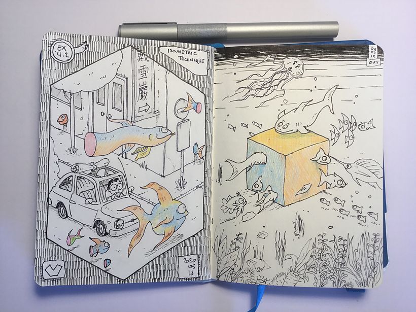 My project in The Art of Sketching: The Evolution of My Doodles over the Course 6