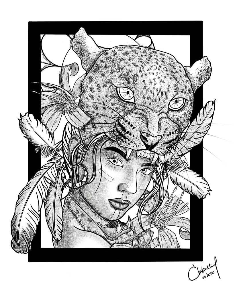 My project in Digital Design and Illustration of Tattoos with Procreate course 0