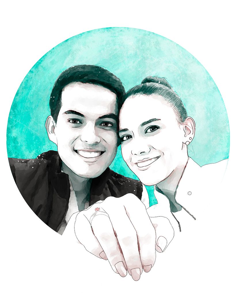 Felizmente proximamente casados -1