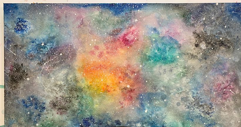 Galaxy: it was more fun and zen to make than I had imagined