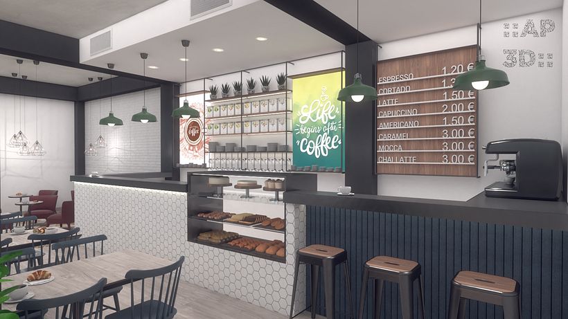 Visualización arquitectónica 3D: proyectos comerciales 1