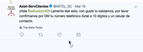 Axtel Twitter