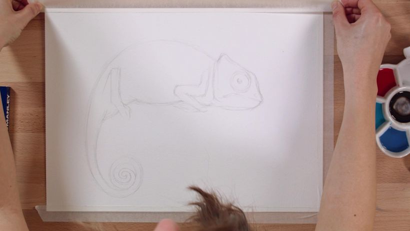 Tutorial Aquarela: técnica úmida sobre úmida 3