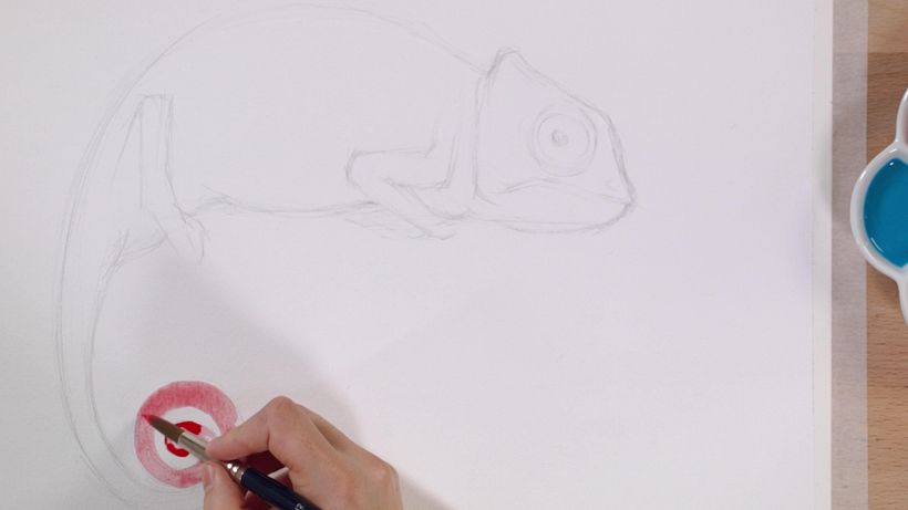 Tutorial Aquarela: técnica úmida sobre úmida 9