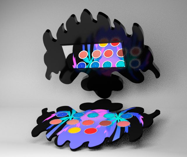 Paleta de maquillaje 3D 3