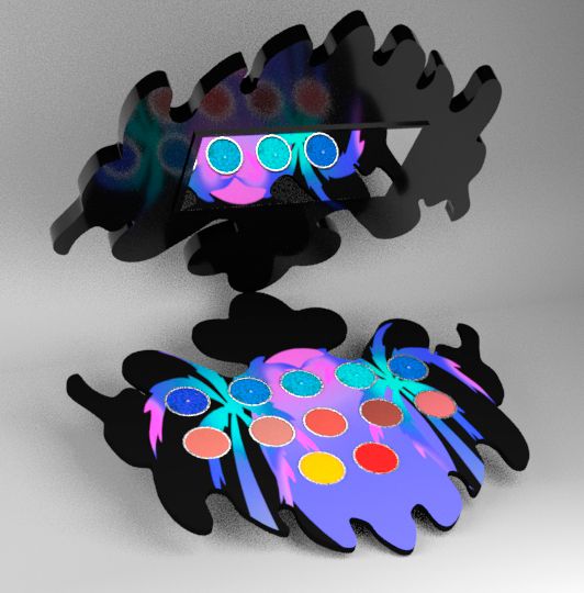 Paleta de maquillaje 3D 4