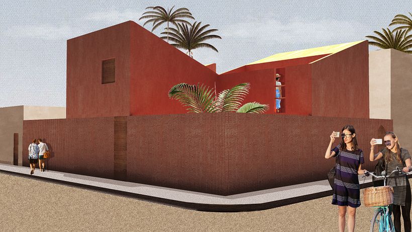 My project in Architectural Visualization Using Digital Collage course 0