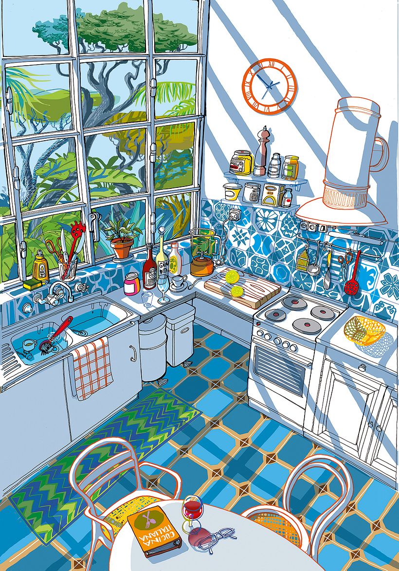 Italian Kitchen in the Mediterranean Light - Mapei