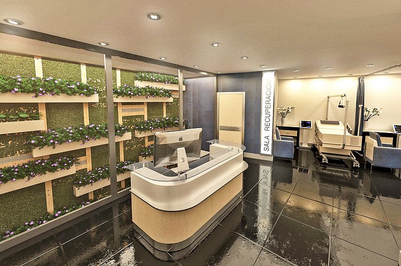 Mini Clinica / Interiores / renders 4